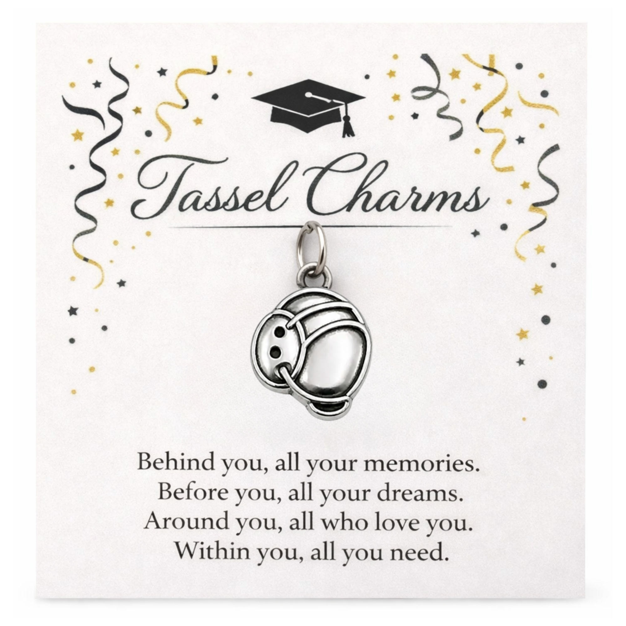 Girl Wrestling Tassel Charm