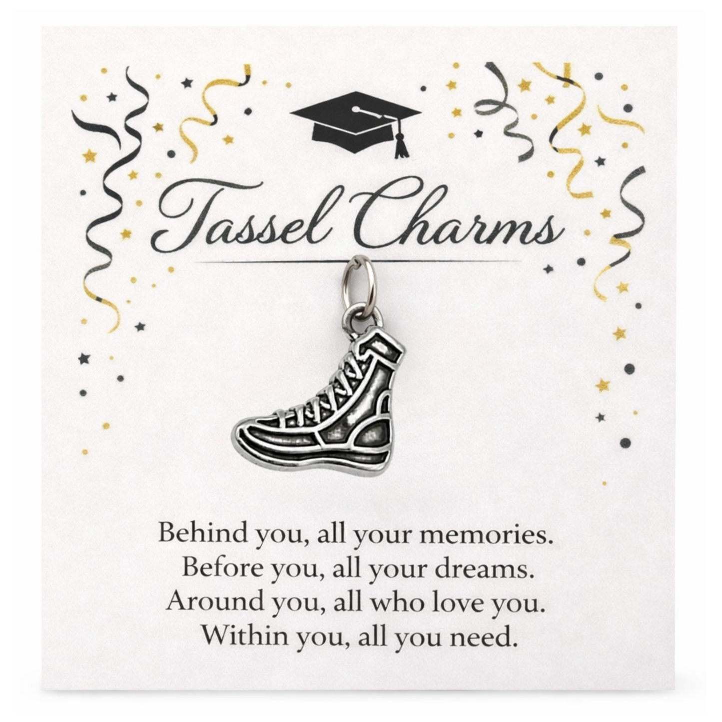 Boy Wrestling Tassel Charm