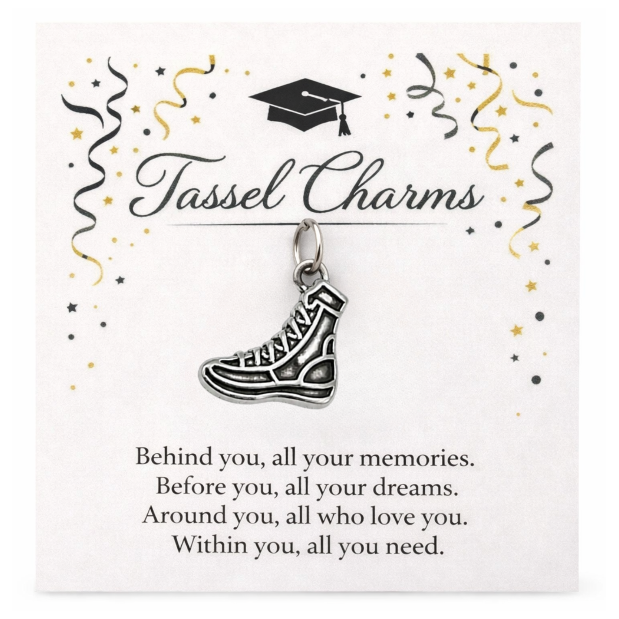 Girl Wrestling Tassel Charm