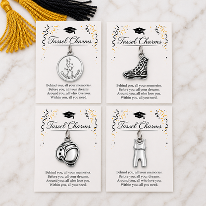 Boy Wrestling Tassel Charm