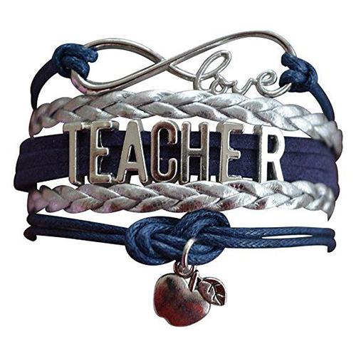 Teacher Infinity Bracelet - Navy - Infinity Collection