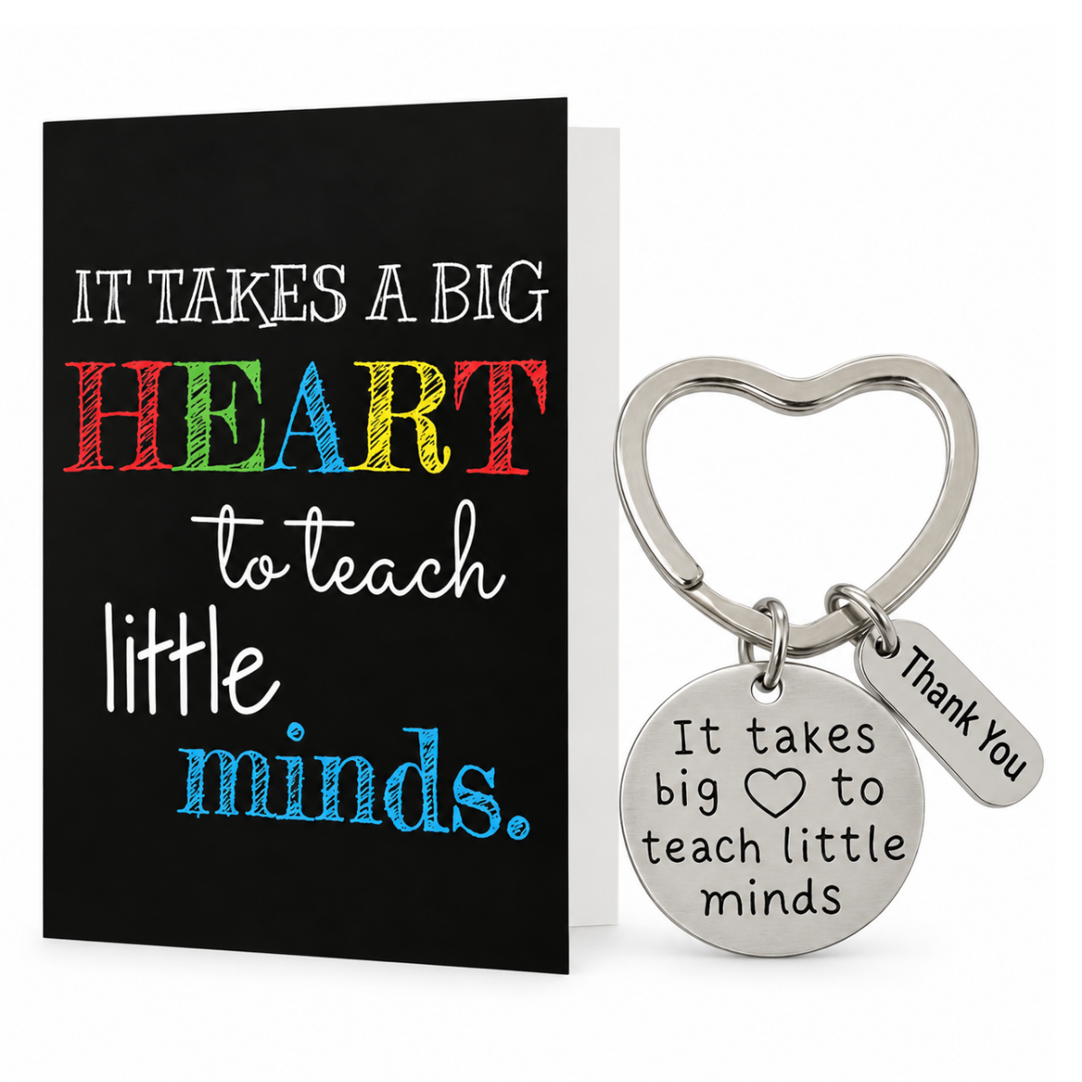 Teacher Keychain and Card Gift Set