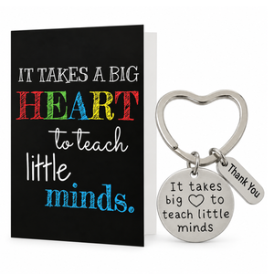 Teacher Keychain and Card Gift Set