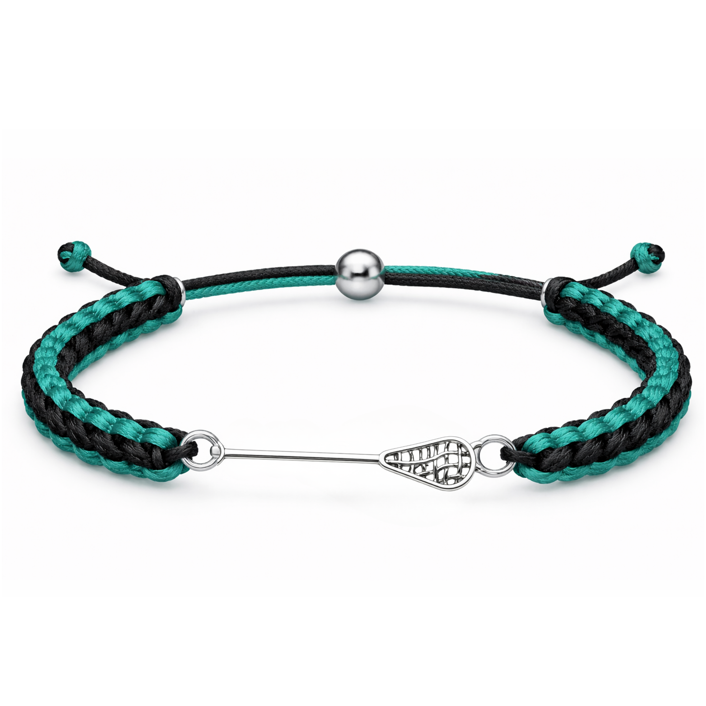Lacrosse Multi Color Adjustable Rope Bracelet