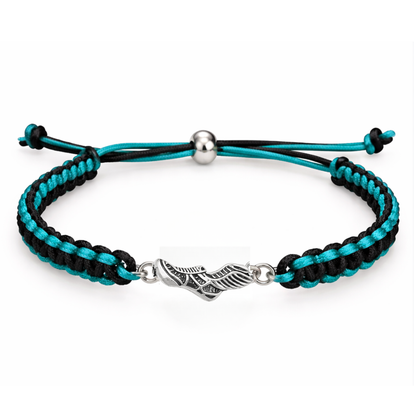 Multi Colored Track and Field Sneaker Rope Bracelet