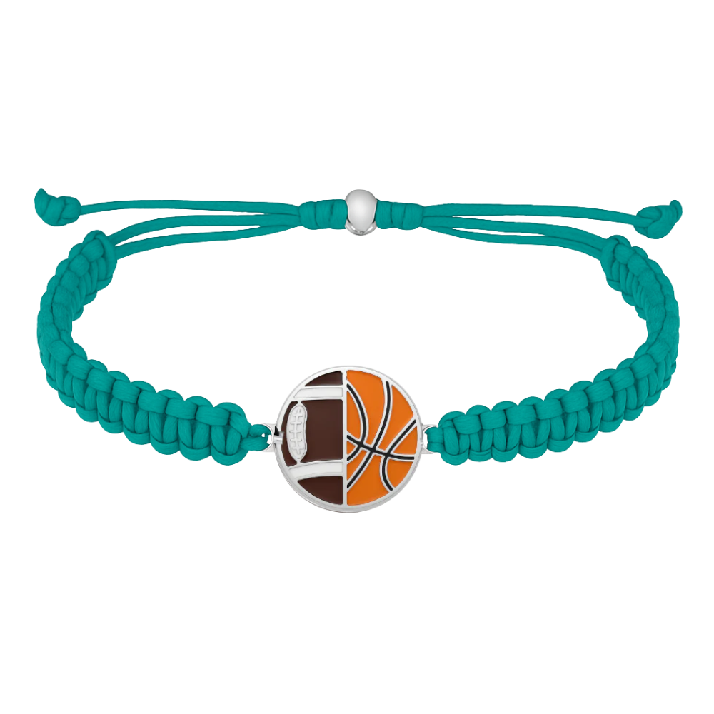 Football & Basketball Rope Bracelet
