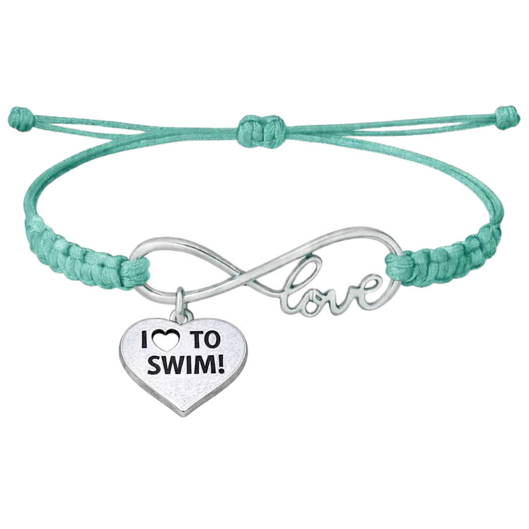 Swimming Adjustable Rope Bracelet - Pick Charm