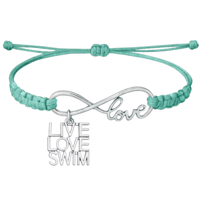 Swimming Adjustable Rope Bracelet - Pick Charm