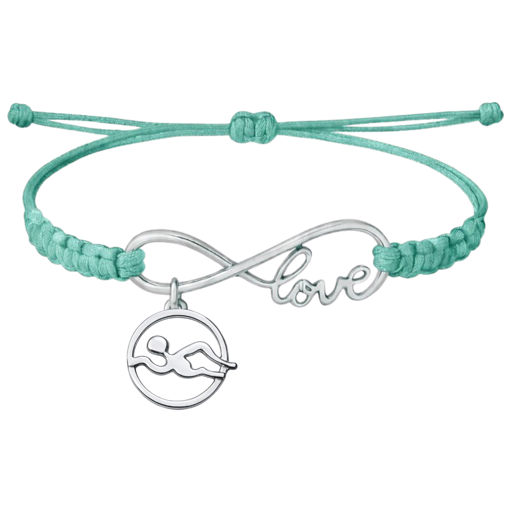 Swimming Adjustable Rope Bracelet - Pick Charm