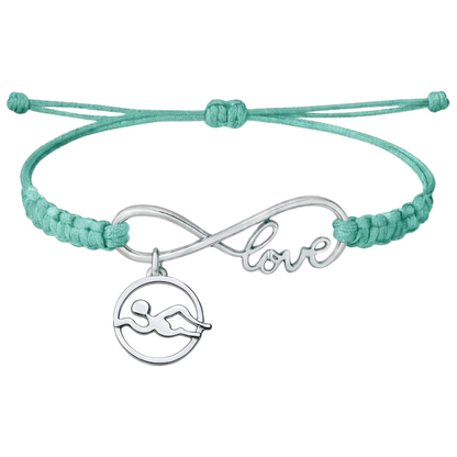 Swimming Adjustable Rope Bracelet - Pick Charm