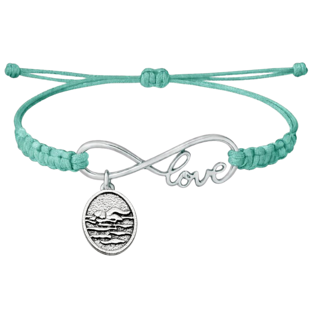 Swimming Adjustable Rope Bracelet - Pick Charm
