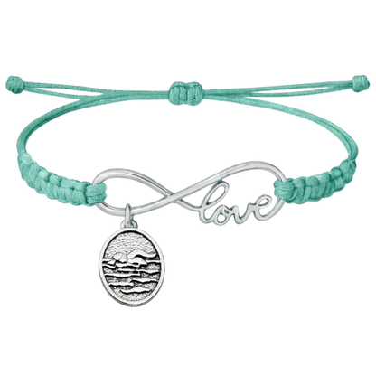 Swimming Adjustable Rope Bracelet - Pick Charm
