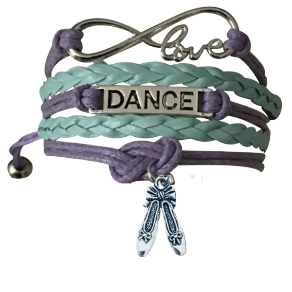 Dance Bracelets-  Pick Colors & Charms