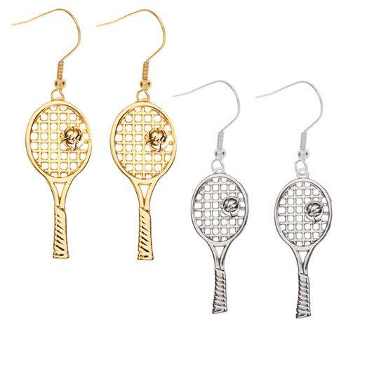 Tennis Racket Dangle Earrings