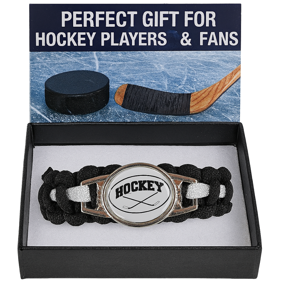 Unisex Ice Hockey Paracord Bracelet