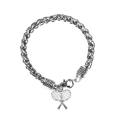 Silver Tennis Rope Bracelet