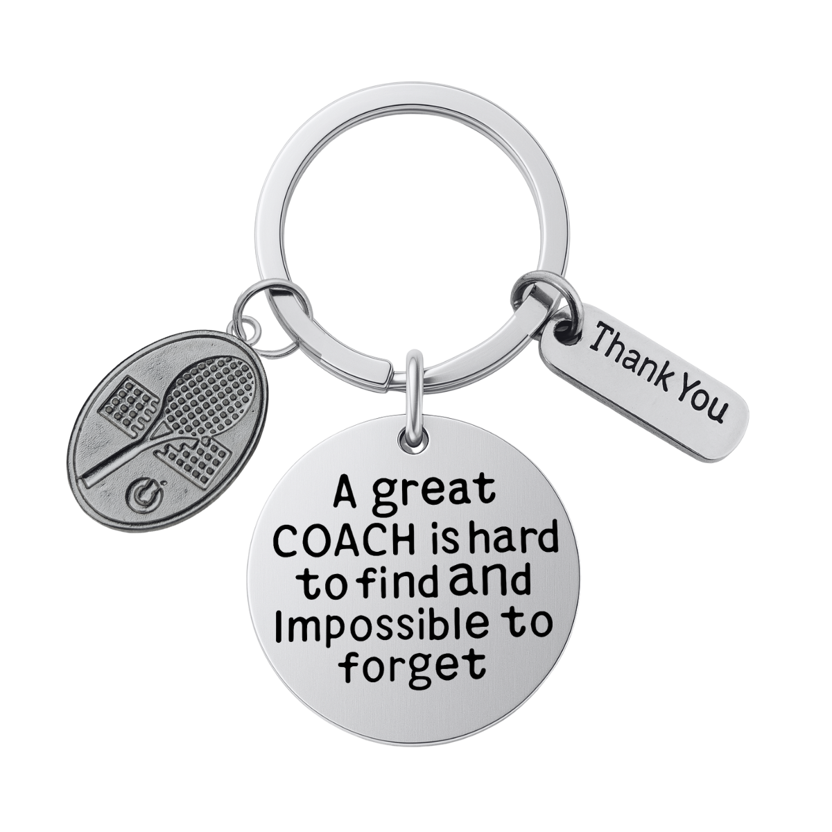 Tennis Great Coach is Hard to Find Keychain