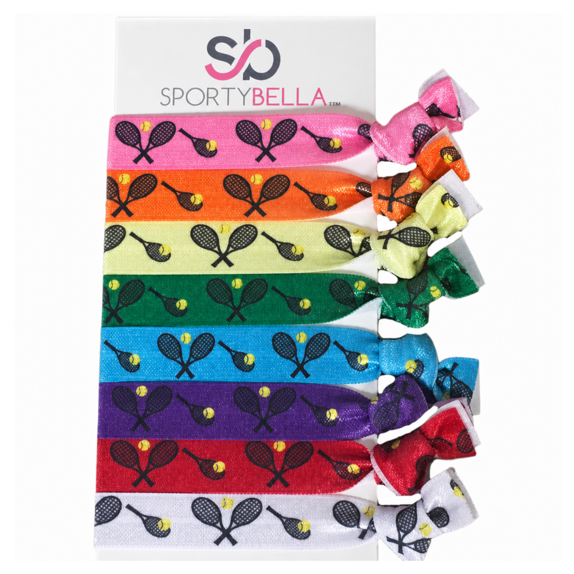 Tennis Hair Ties- Multi Colored