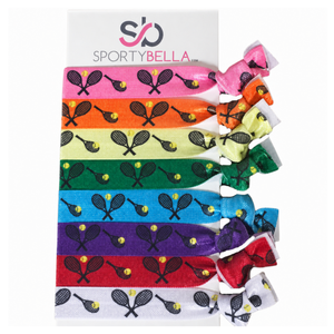 Tennis Hair Ties- Multi Colored