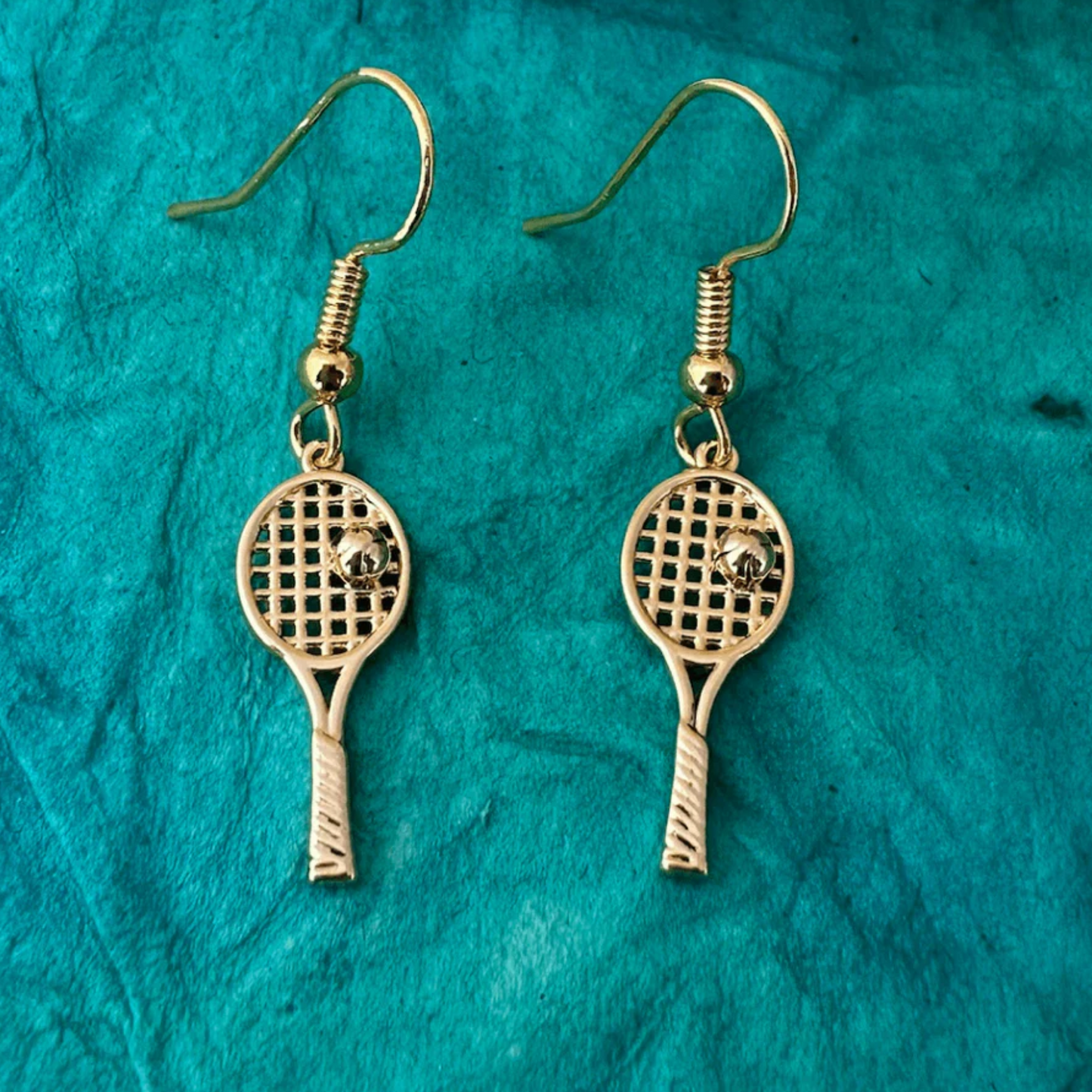 Tennis Racket Dangle Earrings