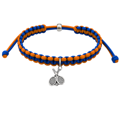 Tennis Charm Rope Bracelet - Pick Colors