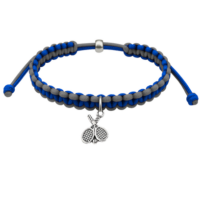 Tennis Charm Rope Bracelet - Pick Colors