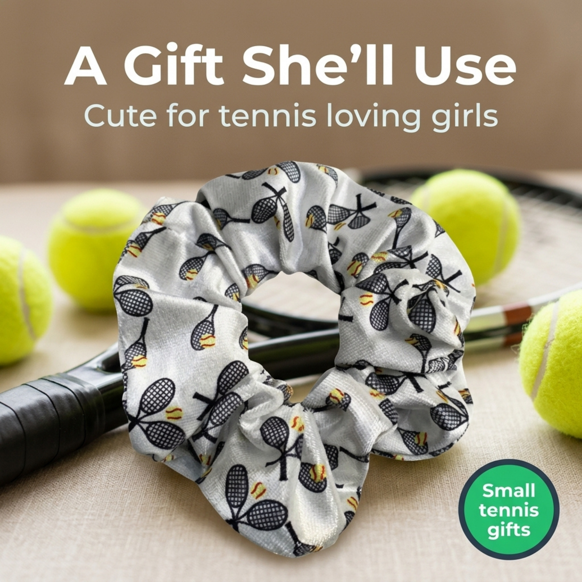 Tennis Scrunchie