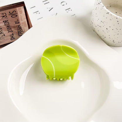 Tennis Ball Hair Claw Clip