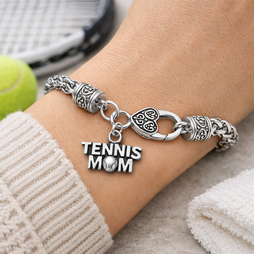 Tennis Mom Charm Bracelet