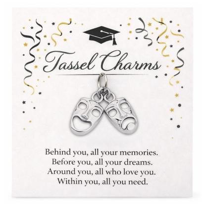 Drama Theater Graduation Tassel Charm