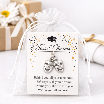 Drama Theater Graduation Tassel Charm