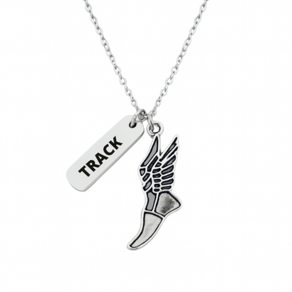 Track and Field Necklace - Pick Charm