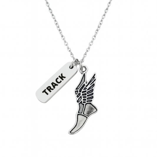 Track and Field Necklace - Pick Charm