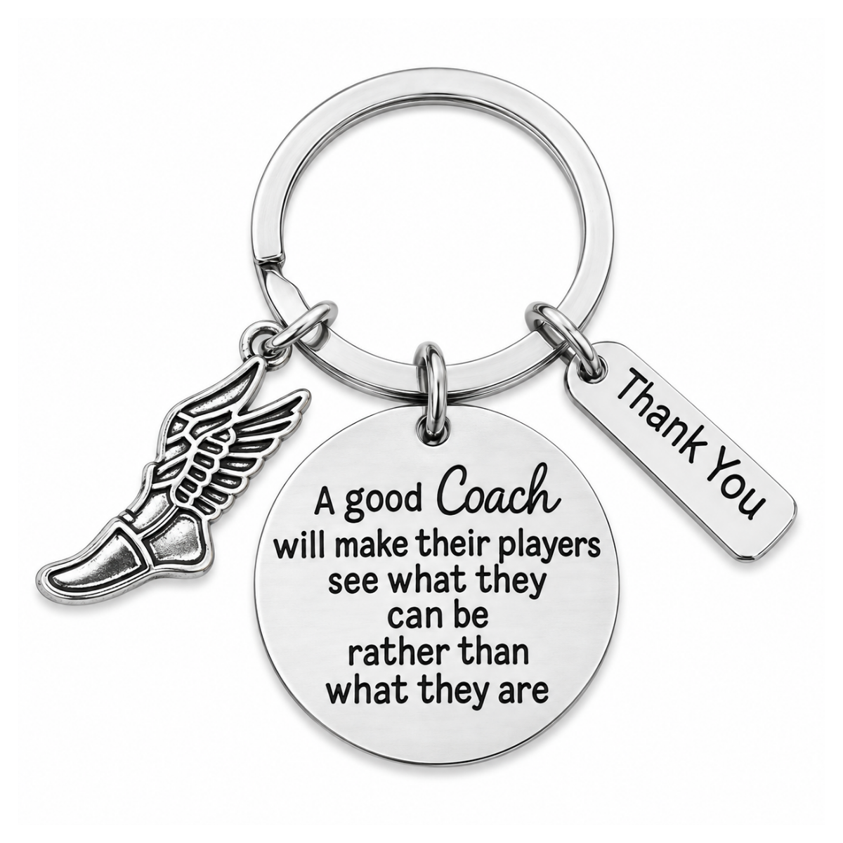 Track and Field Coach Keychain