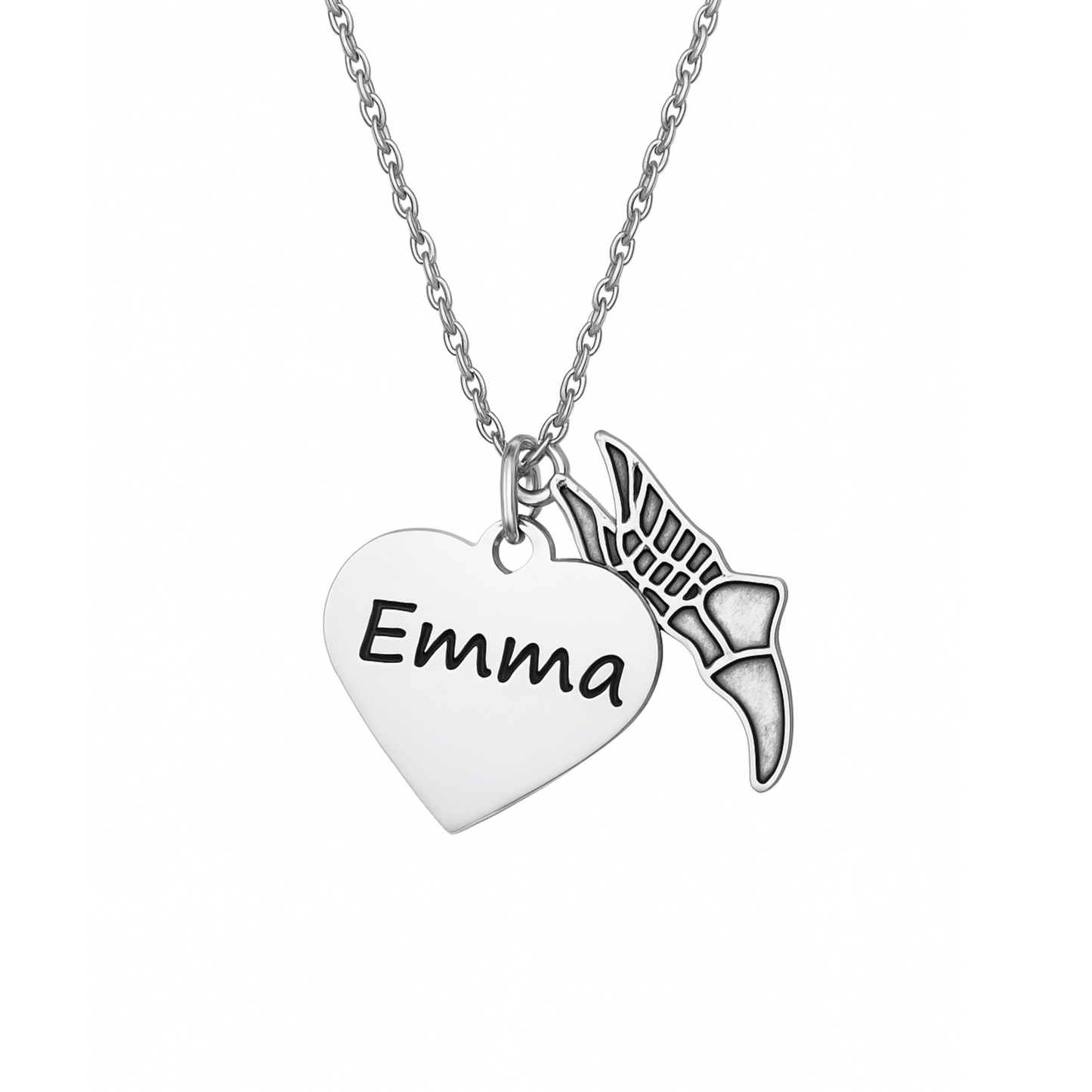 Engraved Track and Field Necklace
