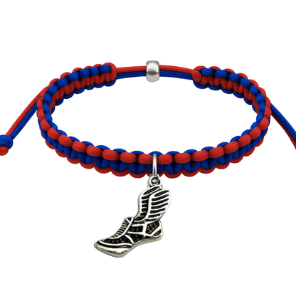 Multi Colored Track and Field Sneaker Hanging Rope Bracelet
