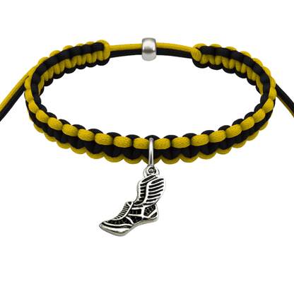 Multi Colored Track and Field Sneaker Hanging Rope Bracelet