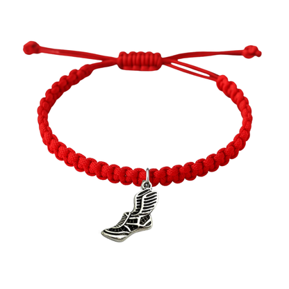 Track and Field Hanging Charm Rope Bracelet