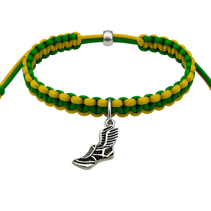 Multi Colored Track and Field Sneaker Hanging Rope Bracelet