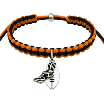 Multi Colored Track and Field Sneaker Hanging Rope Bracelet
