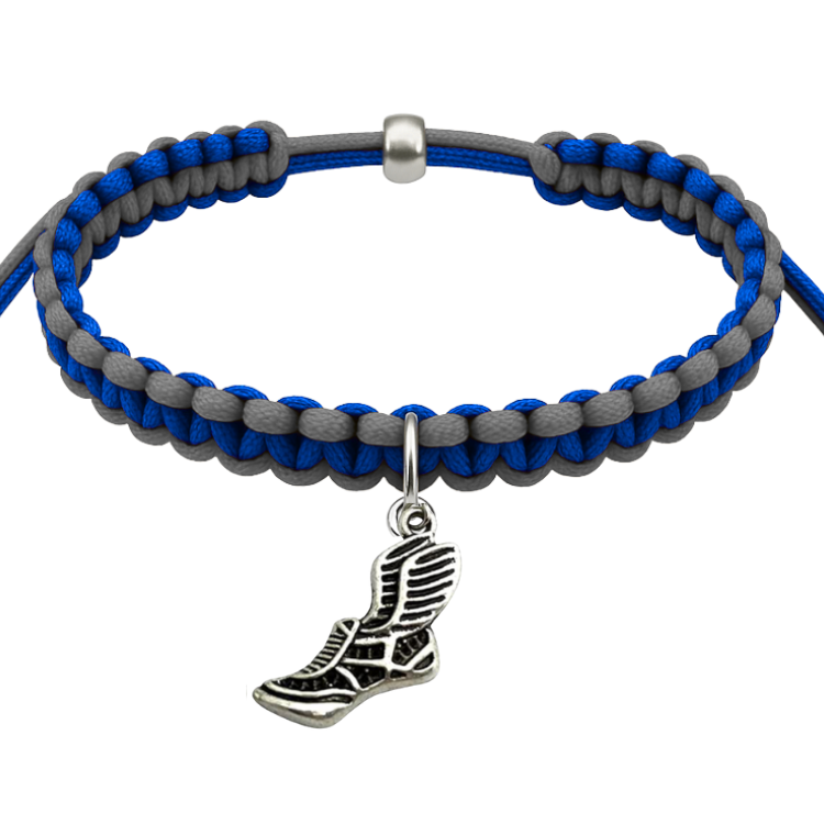 Multi Colored Track and Field Sneaker Hanging Rope Bracelet