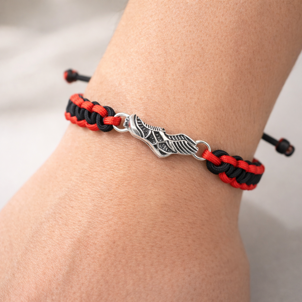 Multi Colored Track and Field Sneaker Rope Bracelet