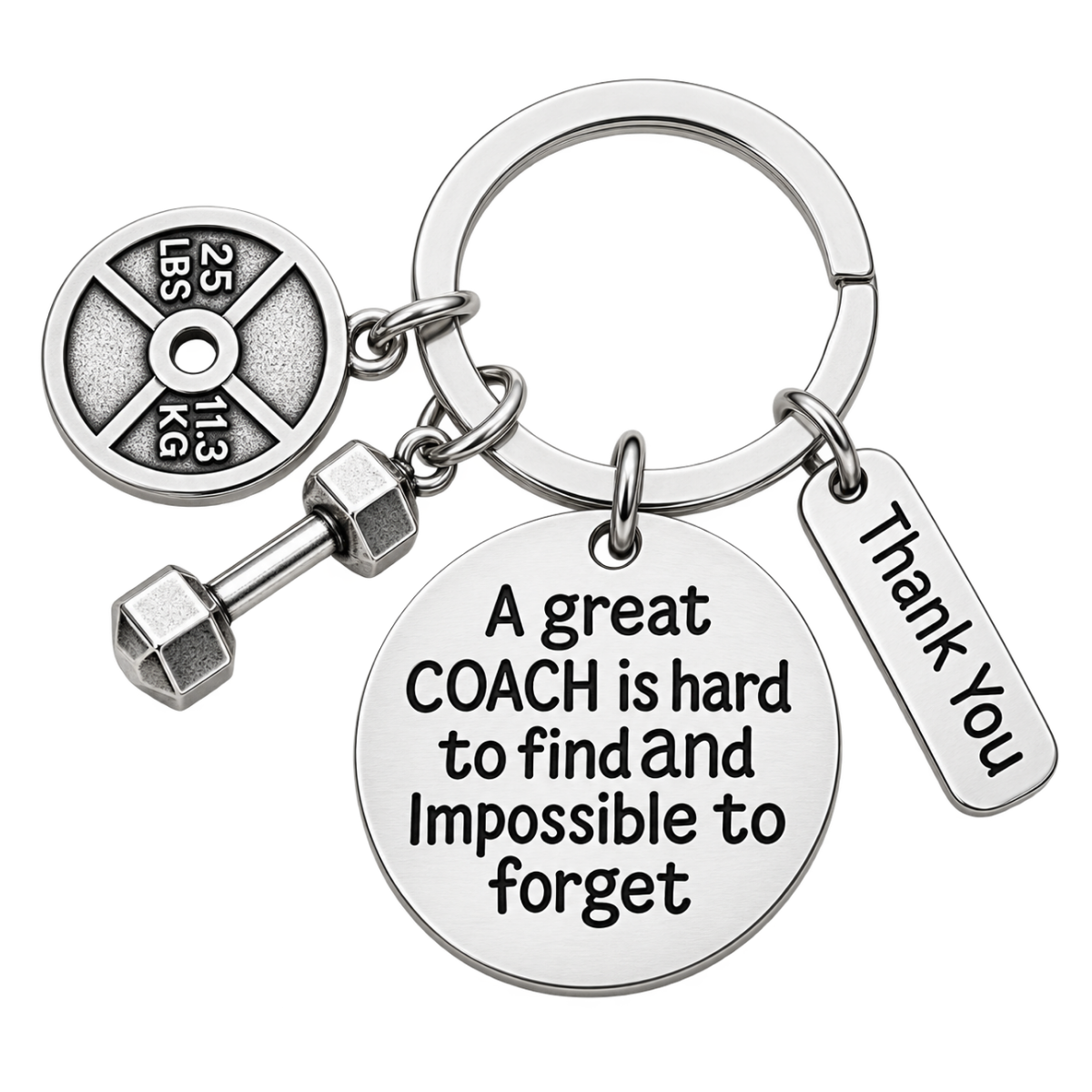 Trainer/Fitness Keychain - Great Coach Is Hard to Find