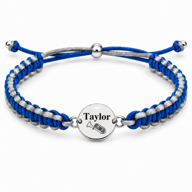 Tuba Multi Colored Connector Rope Bracelet - Pick Color