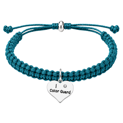 Color Guard Adjustable Rope Bracelet
