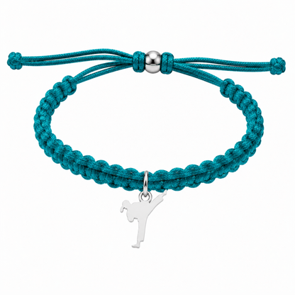 Karate Girl Adjustable Rope Bracelet