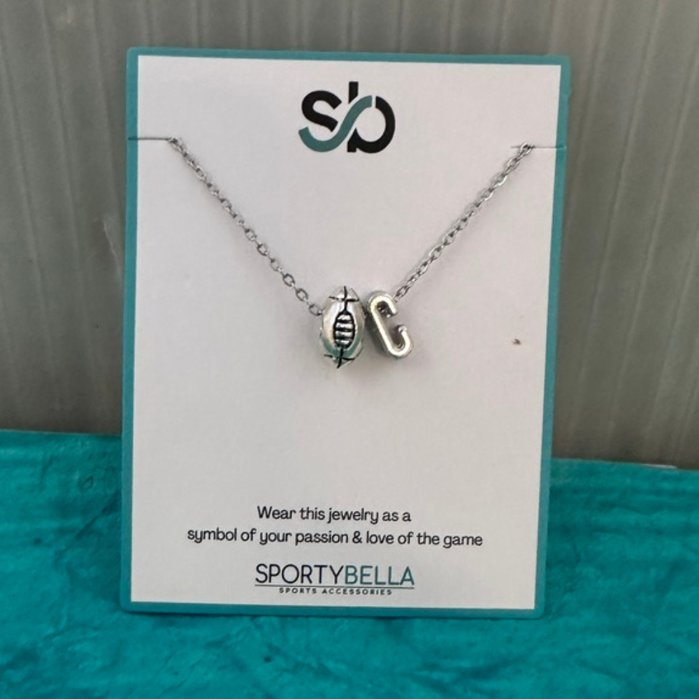 Personalized Football Necklace