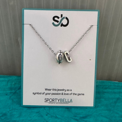 Personalized Football Necklace