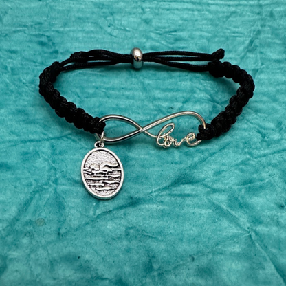 Swimming Adjustable Rope Bracelet - Pick Charm