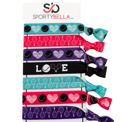 Tennis Love Hair Ties